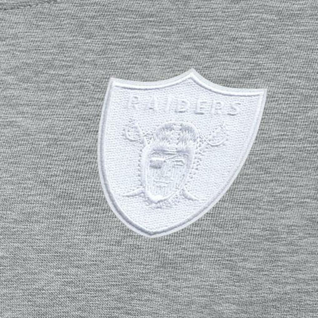 Las Vegas Raiders Antigua Women's Victory Crew Pullover Sweatshirt - Heather Gray - NFL