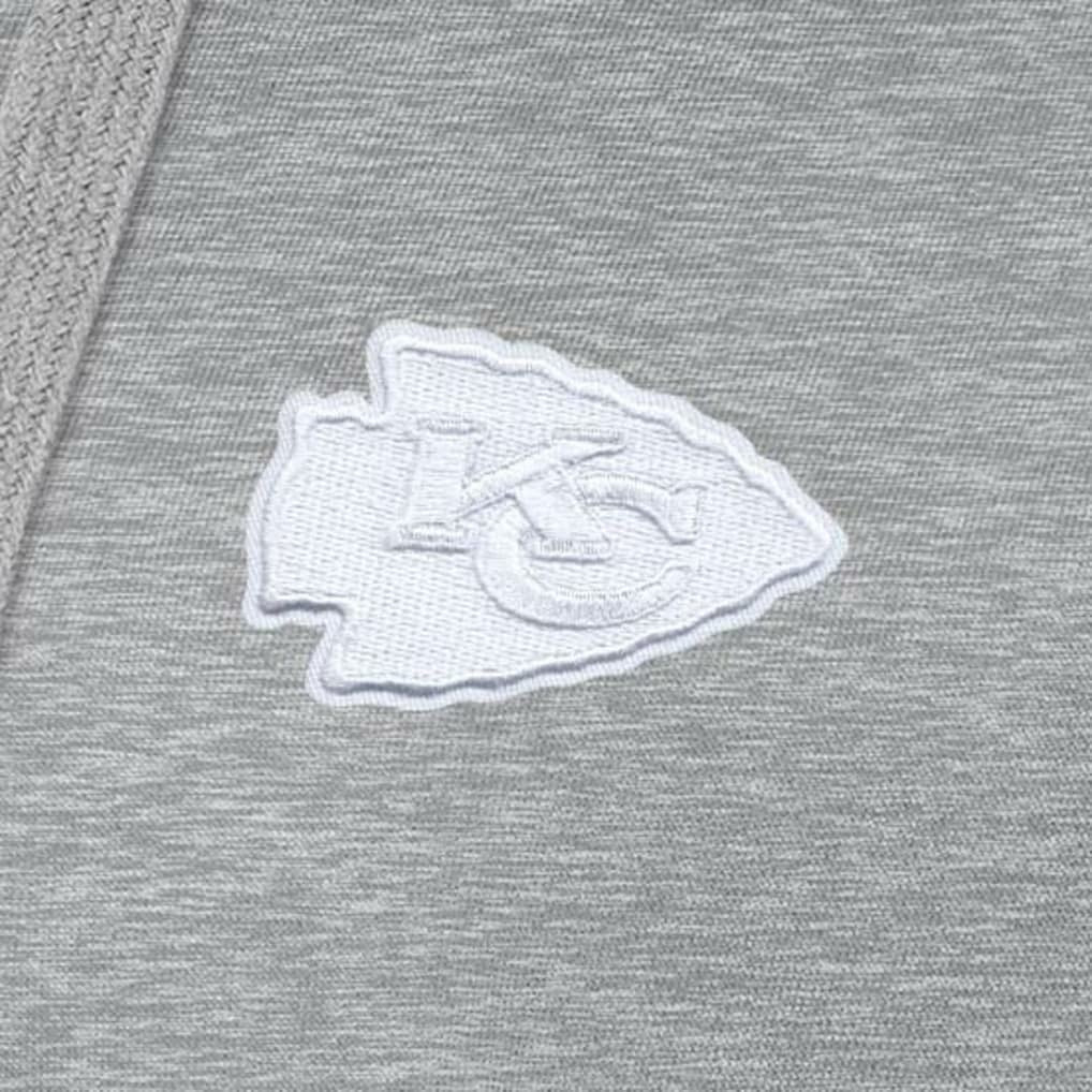 Kansas City Chiefs Antigua Women's Victory Pullover Hoodie - Heather Gray - NFL