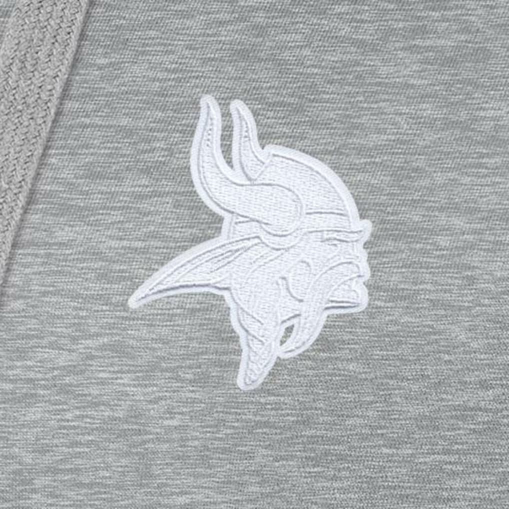 Minnesota Vikings Antigua Women's Victory Pullover Hoodie - Heather Gray - NFL