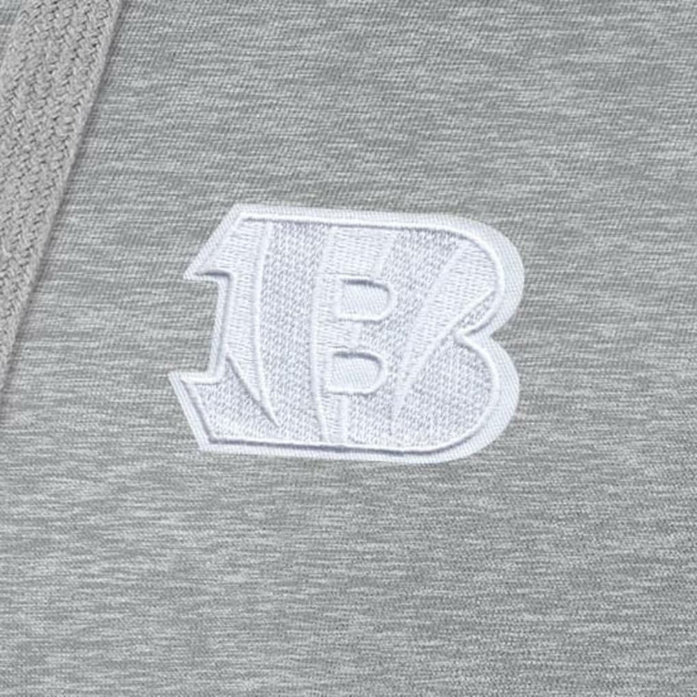 Cincinnati Bengals Antigua Women's Victory Pullover Hoodie - Heather Gray - NFL