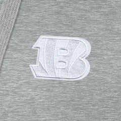 Cincinnati Bengals Antigua Women's Victory Pullover Hoodie - Heather Gray - NFL