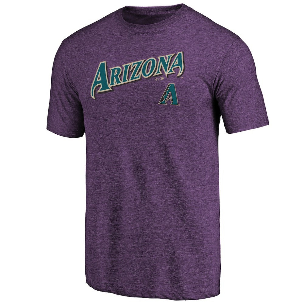 Arizona Diamondbacks Purple Cooperstown Series Sweep Tri-Blend T-Shirt Online
