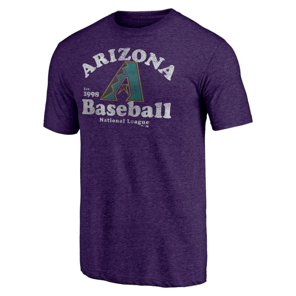 Arizona Diamondbacks Purple Cooperstown Collection Our Game Tri-Blend T-Shirt Sale