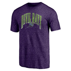 Tampa Bay Rays Purple Cooperstown Collection Line Corps Tri-Blend T-Shirt Discount