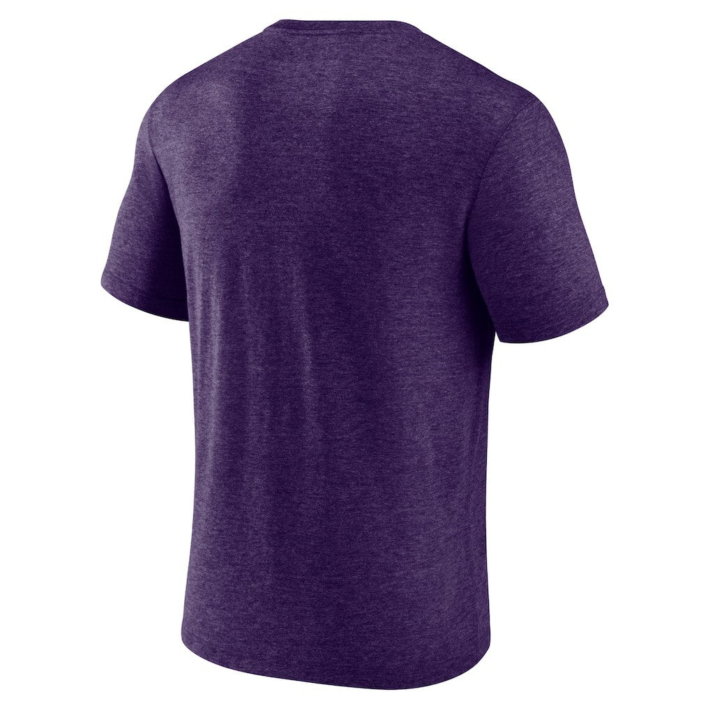 Baltimore Ravens Purple Retro Tri-Blend T-Shirt - NFL