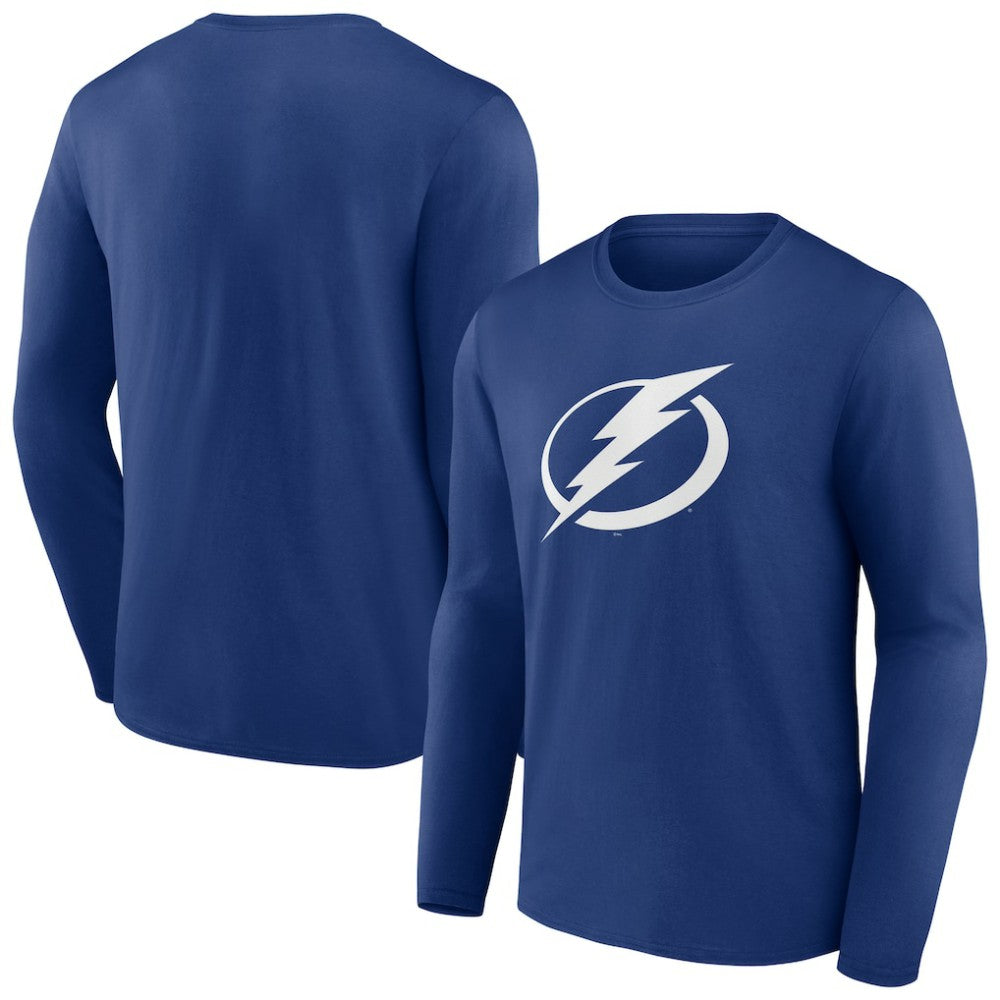 Tampa Bay Lightning Blue Primary Logo Long Sleeve T-Shirt | NHL sale