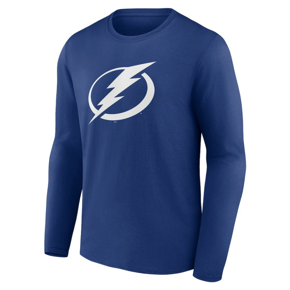 Tampa Bay Lightning Blue Primary Logo Long Sleeve T-Shirt | NHL sale