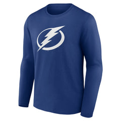 Tampa Bay Lightning Blue Primary Logo Long Sleeve T-Shirt | NHL sale