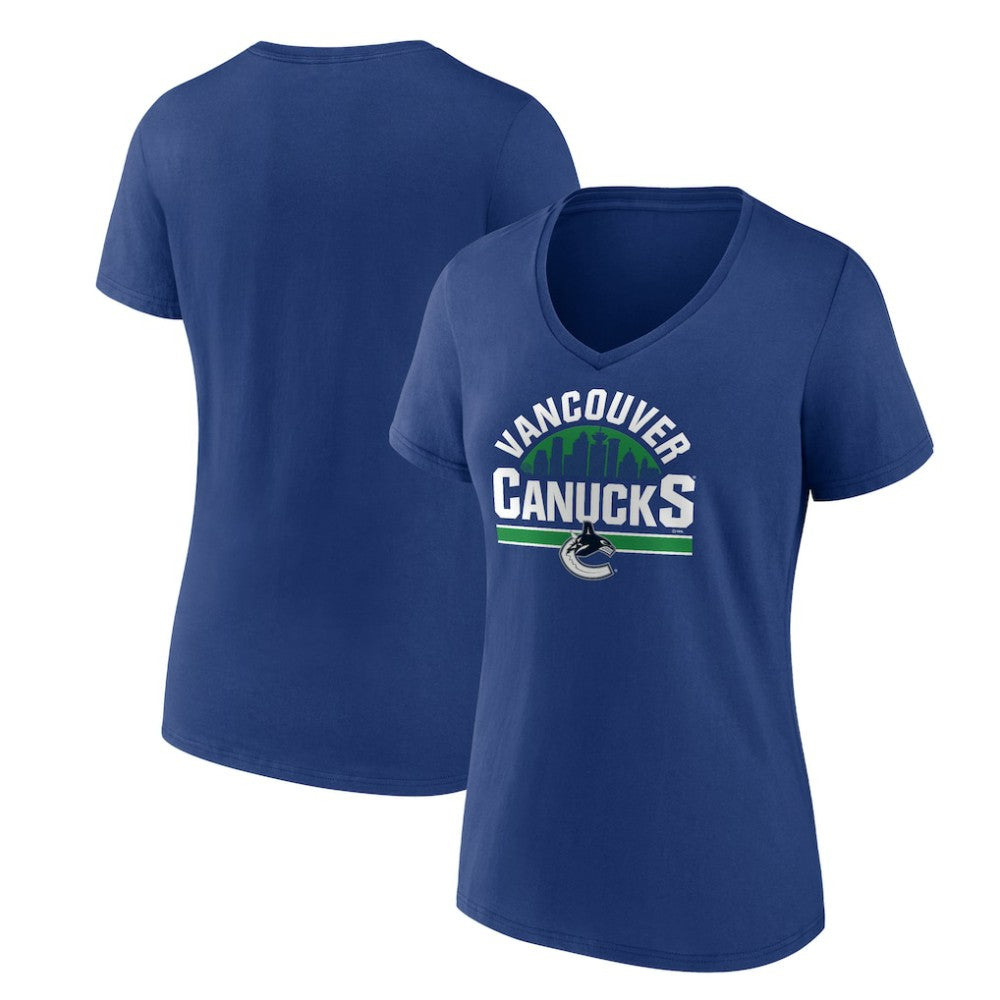 Vancouver Canucks Women's Represent T-Shirt - Blue | NHL sale