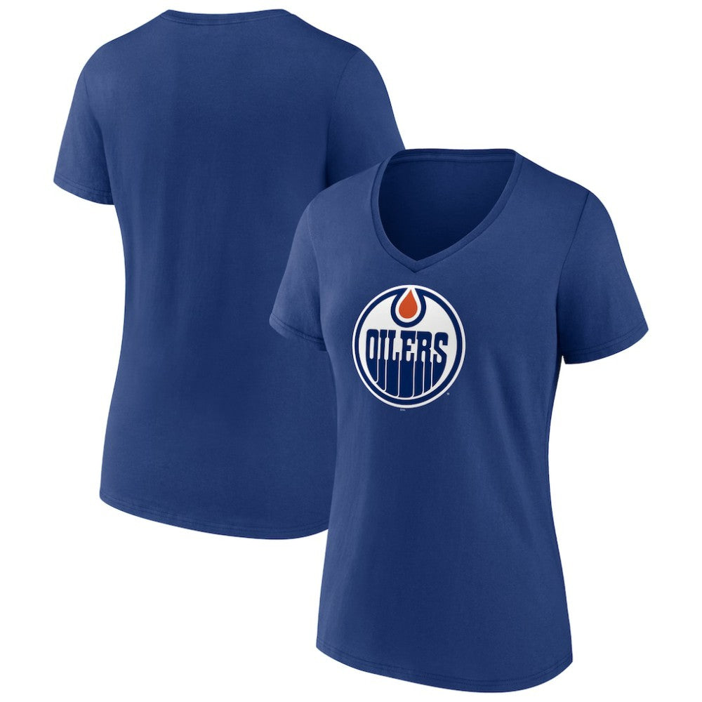 Edmonton Oilers Women's Primary Logo T-Shirt - Blue | NHL sale