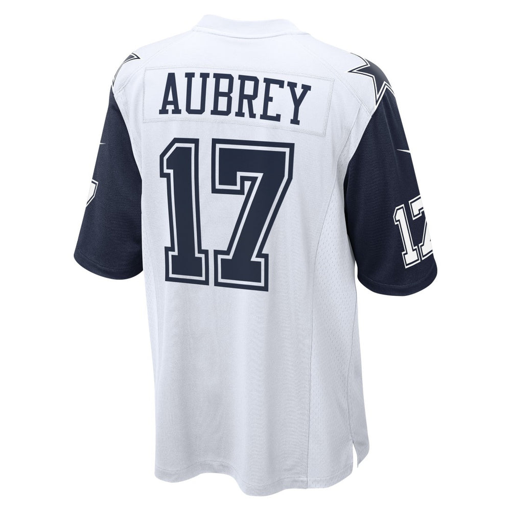 Brandon Aubrey Dallas Cowboys Alternate Game Team Jersey - White - Nike