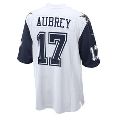 Brandon Aubrey Dallas Cowboys Alternate Game Team Jersey - White - Nike