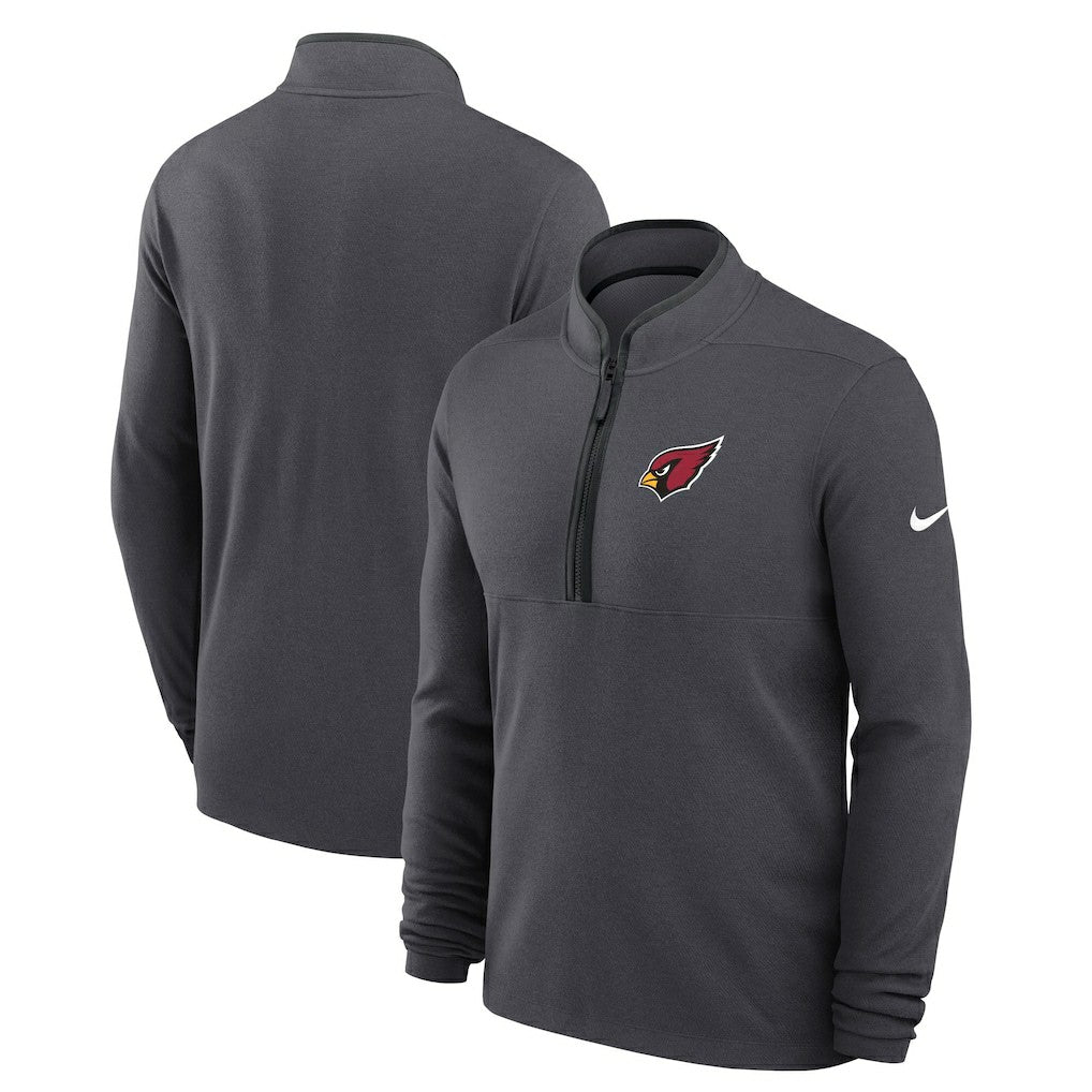 Arizona Cardinals Lightweight Victory Dri-FIT Half-Zip Pullover - Anthracite - Nike