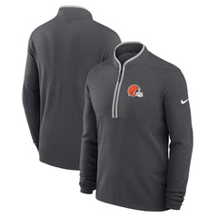 Cleveland Browns Lightweight Victory Dri-FIT Half-Zip Pullover - Anthracite - Nike