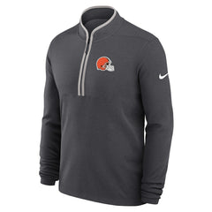Cleveland Browns Lightweight Victory Dri-FIT Half-Zip Pullover - Anthracite - Nike
