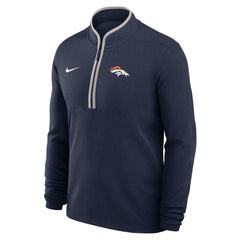 Denver Broncos Lightweight Victory Dri-FIT Half-Zip Pullover - Navy - Nike