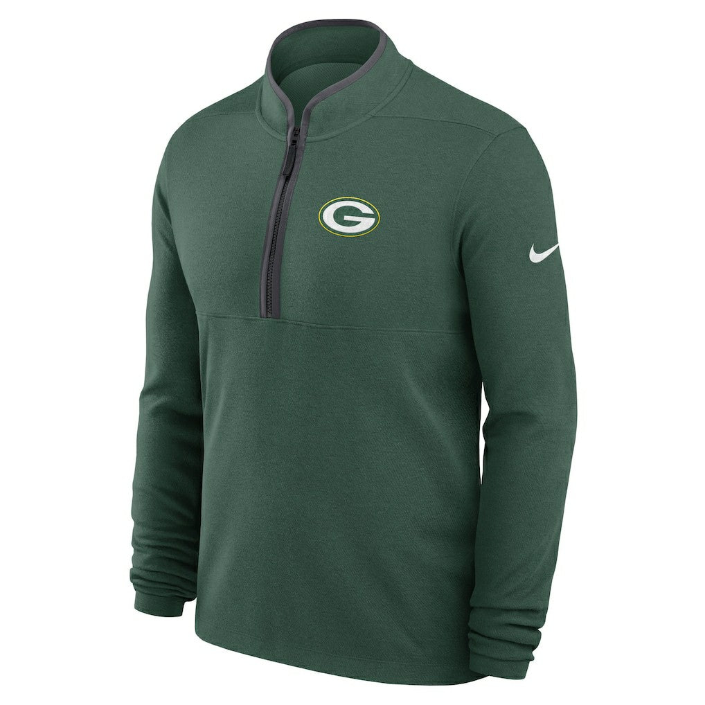 Green Bay Packers Lightweight Victory Dri-FIT Half-Zip Pullover - Green - Nike