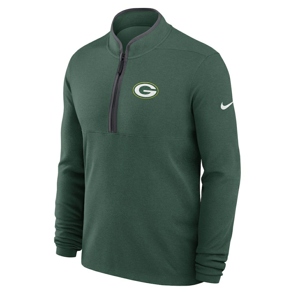 Green Bay Packers Lightweight Victory Dri-FIT Half-Zip Pullover - Green - Nike