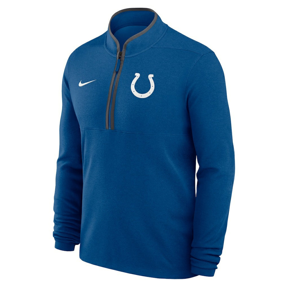 Indianapolis Colts Lightweight Victory Dri-FIT Half-Zip Pullover - Royal - Nike