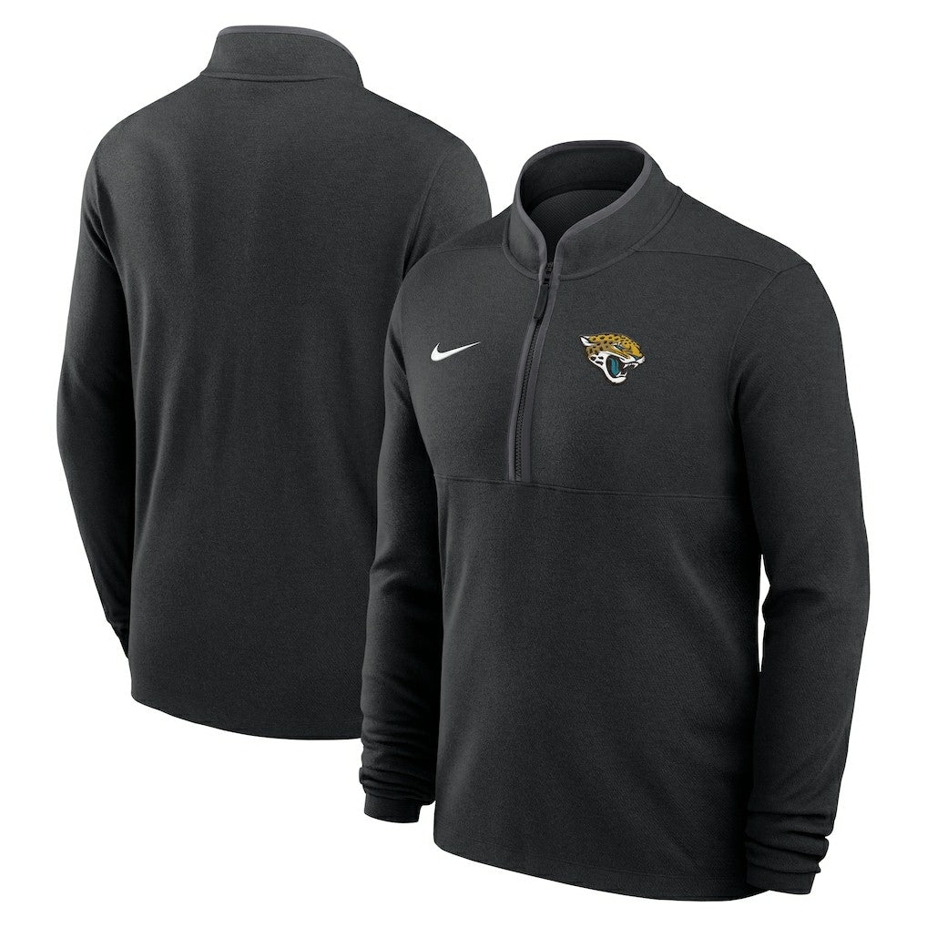 Jacksonville Jaguars Lightweight Victory Dri-FIT Half-Zip Pullover - Black - Nike