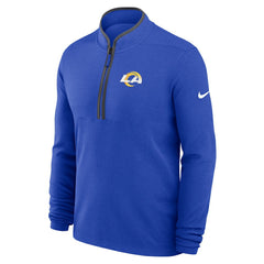 Los Angeles Rams Lightweight Victory Dri-FIT Half-Zip Pullover - Royal - Nike