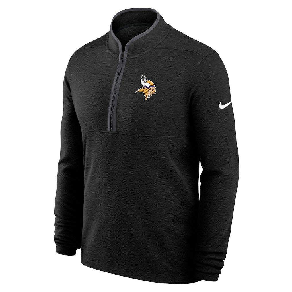 Minnesota Vikings Lightweight Victory Dri-FIT Half-Zip Pullover - Black - Nike