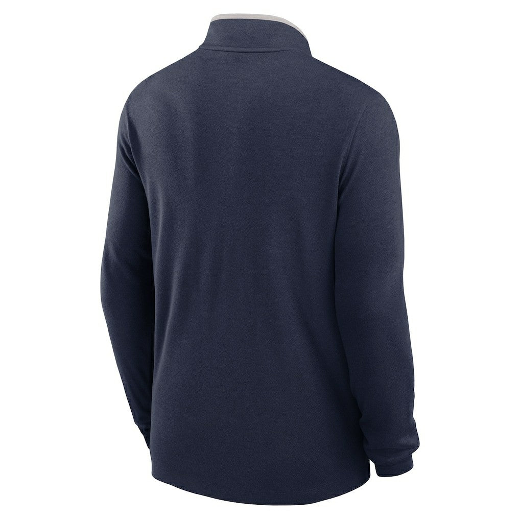 New England Patriots Lightweight Victory Dri-FIT Half-Zip Pullover - Navy - Nike