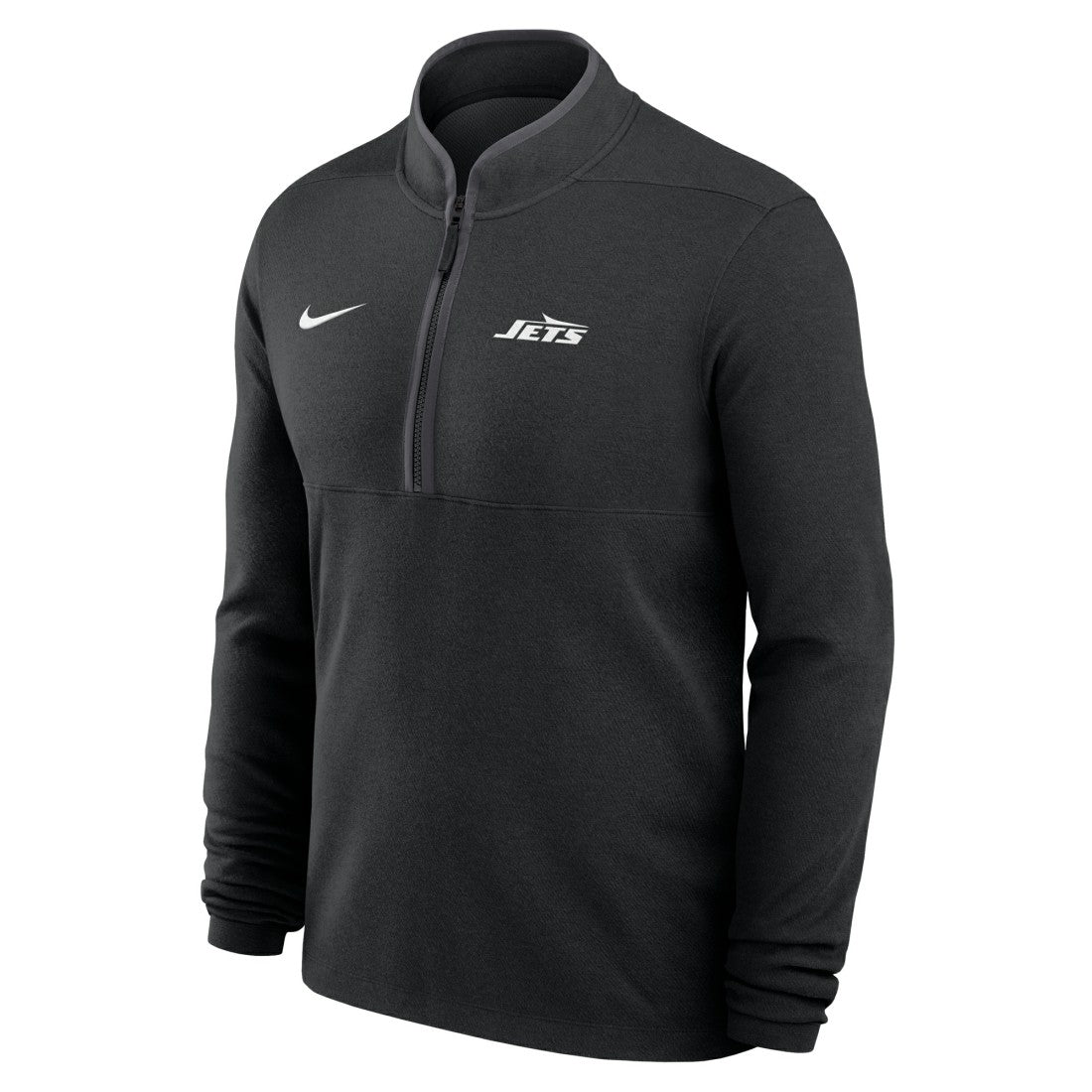 New York Jets Lightweight Victory Dri-FIT Half-Zip Pullover - Black - Nike