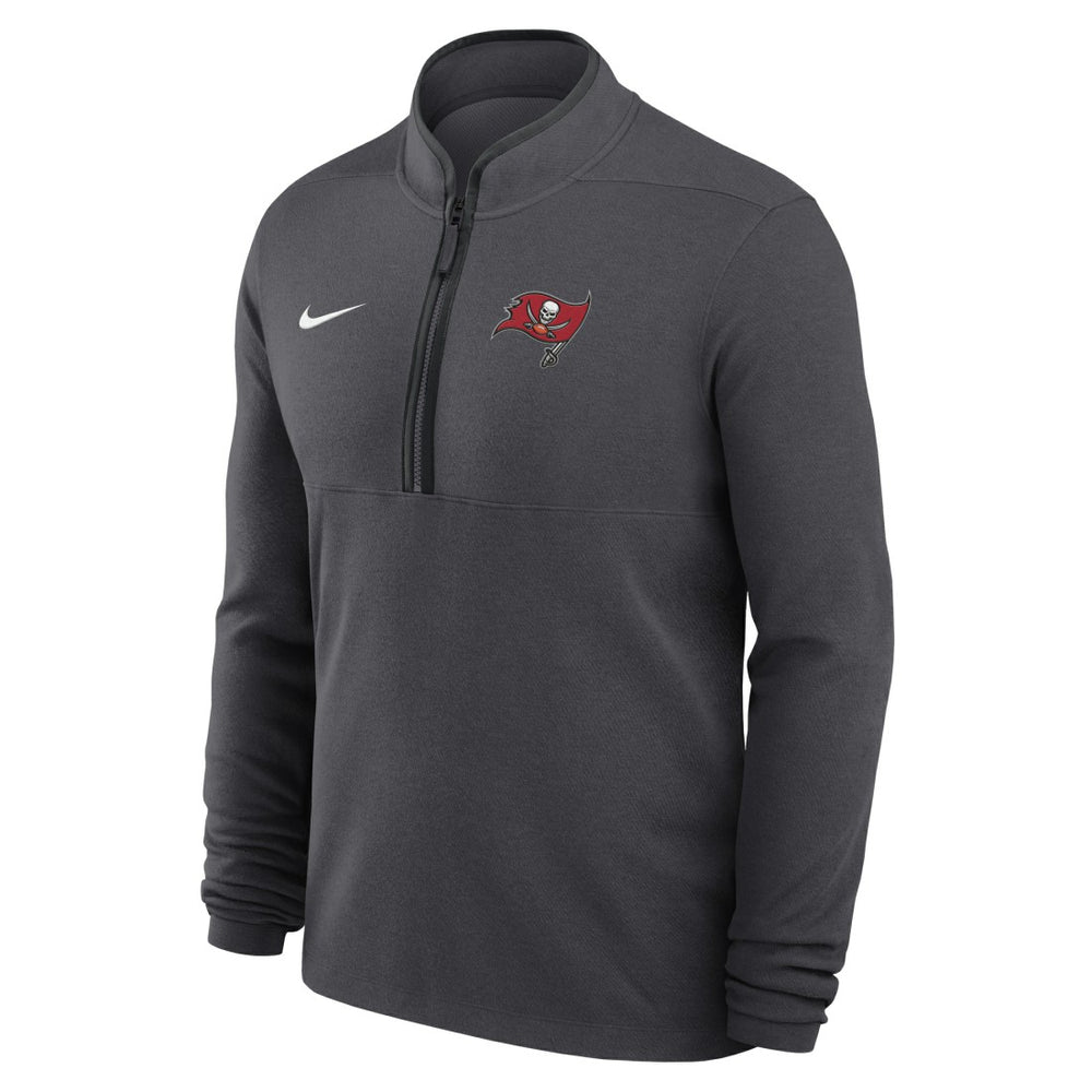 Tampa Bay Buccaneers Lightweight Victory Dri-FIT Half-Zip Pullover - Anthracite - Nike
