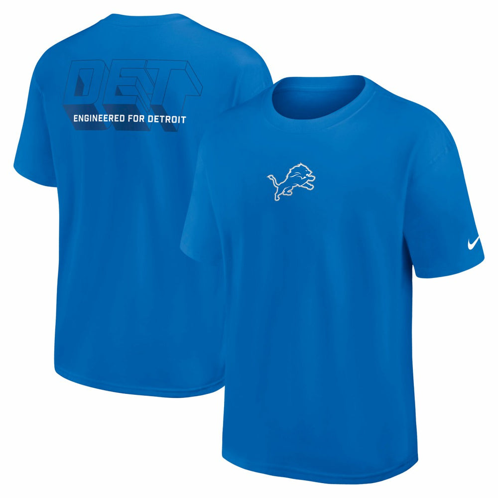 Detroit Lions Dominate The Game Essential Max90 T-Shirt - Blue - Nike