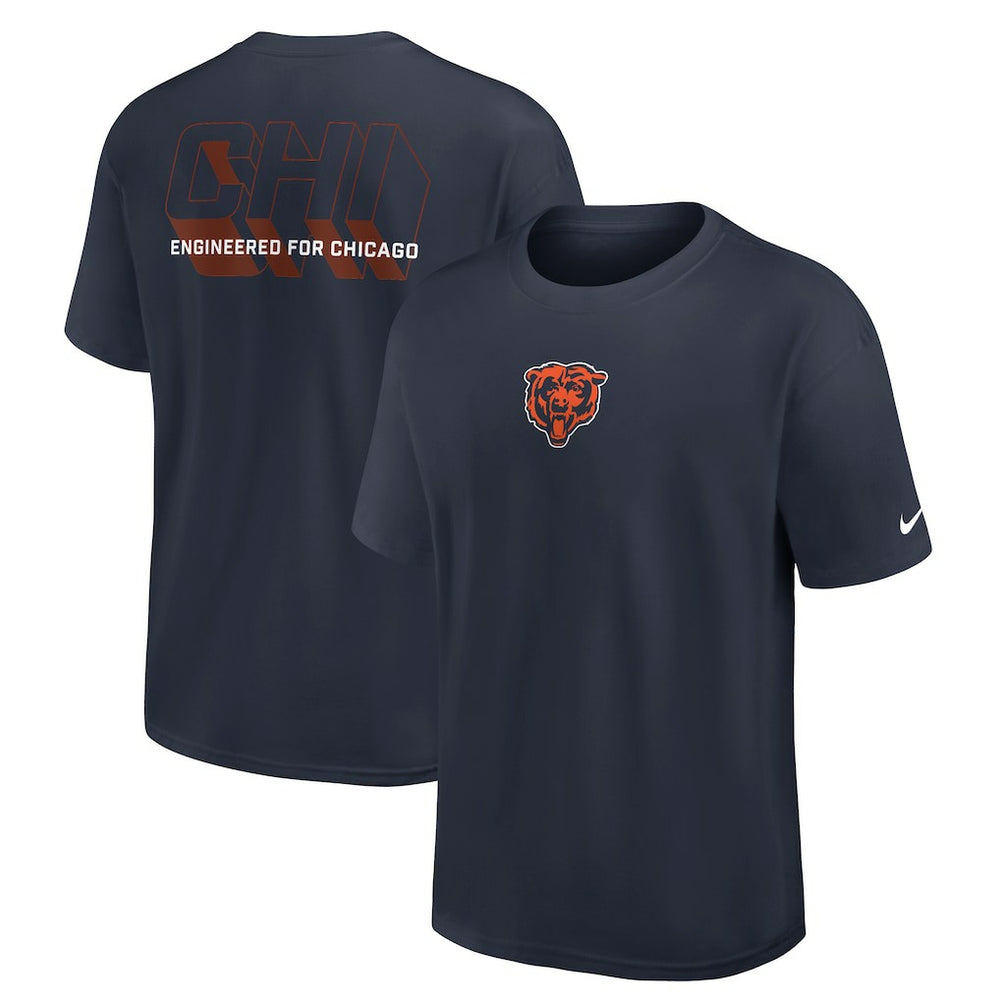 Chicago Bears Dominate The Game Essential Max90 T-Shirt - Navy - Nike