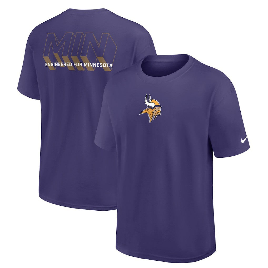 Minnesota Vikings Dominate The Game Essential Max90 T-Shirt - Purple - Nike