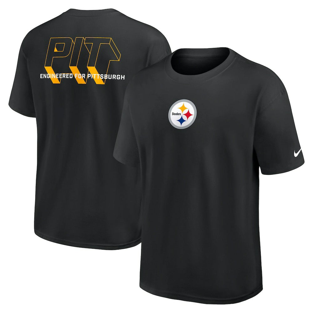 Pittsburgh Steelers Dominate The Game Essential Max90 T-Shirt - Black - Nike