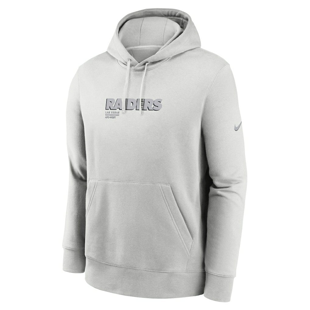 Las Vegas Raiders Edge Pack French Terry Club Pullover Hoodie - Gray - Nike