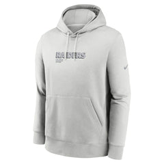 Las Vegas Raiders Edge Pack French Terry Club Pullover Hoodie - Gray - Nike