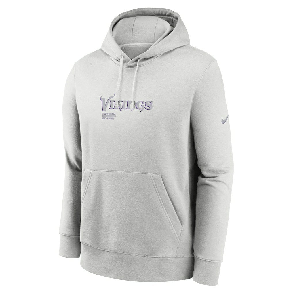 Minnesota Vikings Edge Pack French Terry Club Pullover Hoodie - Gray - Nike