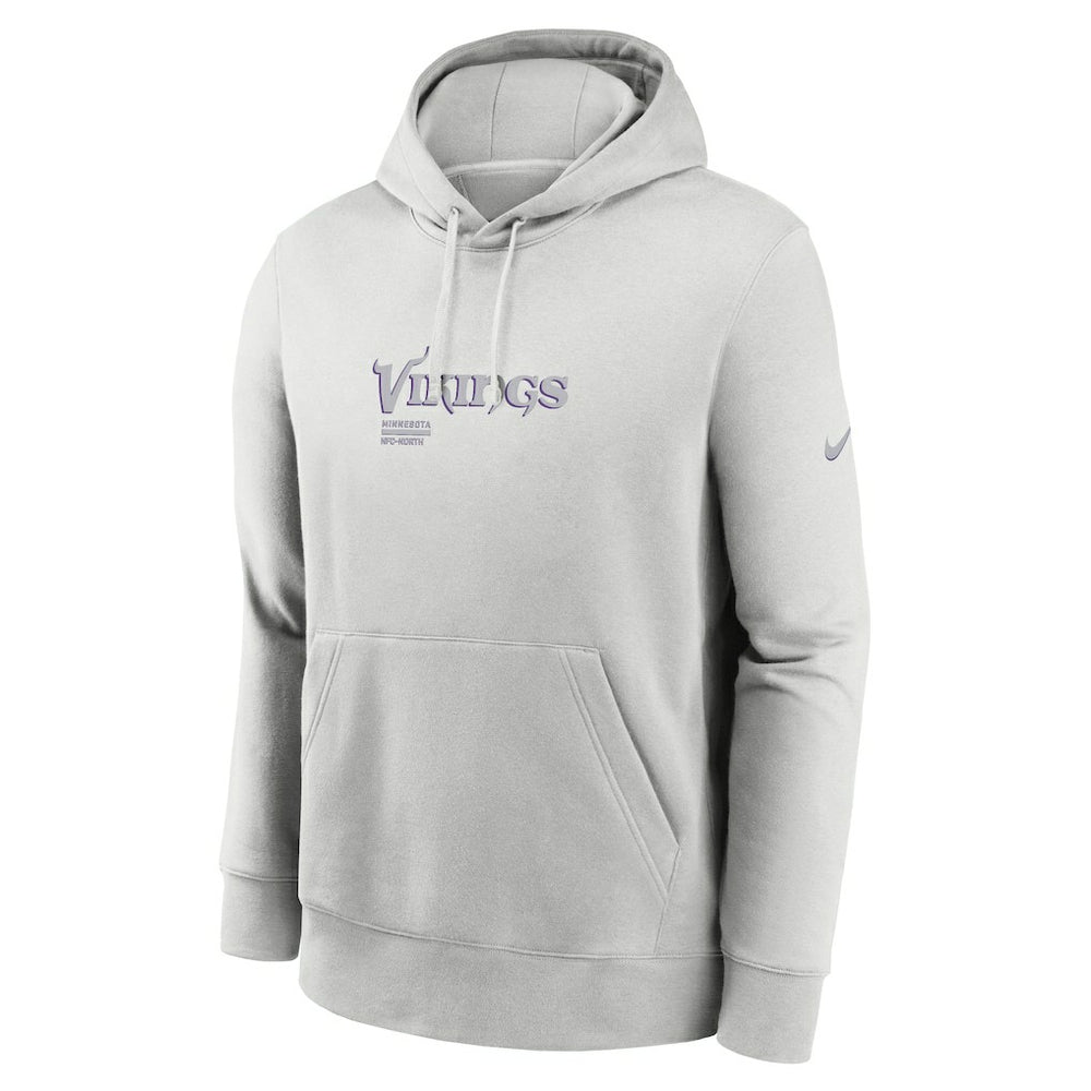 Minnesota Vikings Edge Pack French Terry Club Pullover Hoodie - Gray - Nike