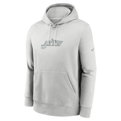 New York Jets Edge Pack French Terry Club Pullover Hoodie - Gray - Nike