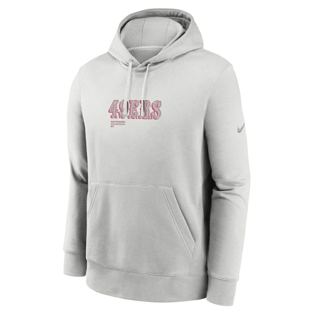 San Francisco 49ers Edge Pack French Terry Club Pullover Hoodie - Gray - Nike