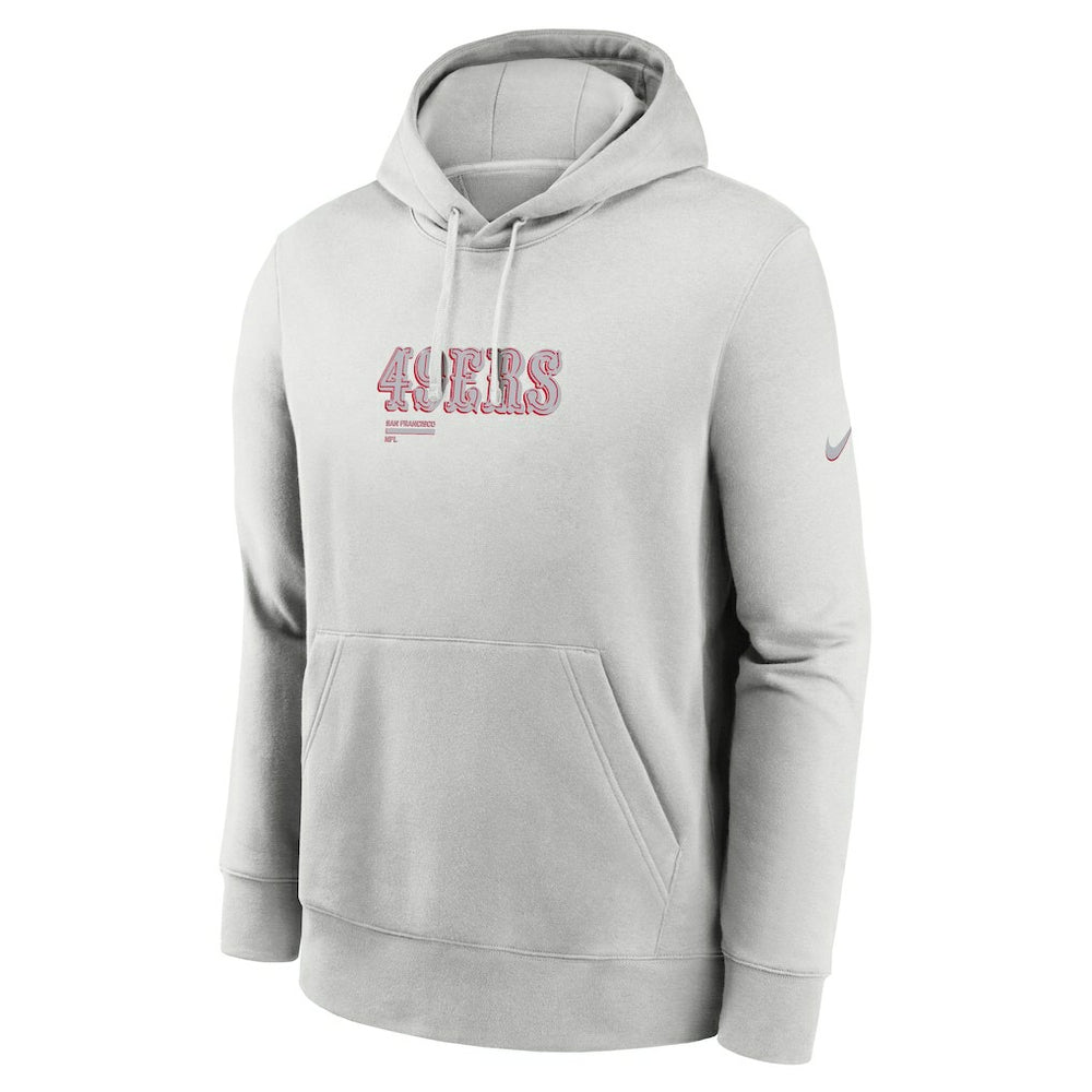 San Francisco 49ers Edge Pack French Terry Club Pullover Hoodie - Gray - Nike