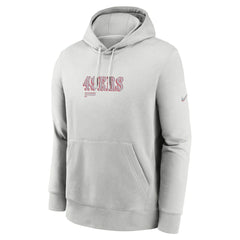 San Francisco 49ers Edge Pack French Terry Club Pullover Hoodie - Gray - Nike