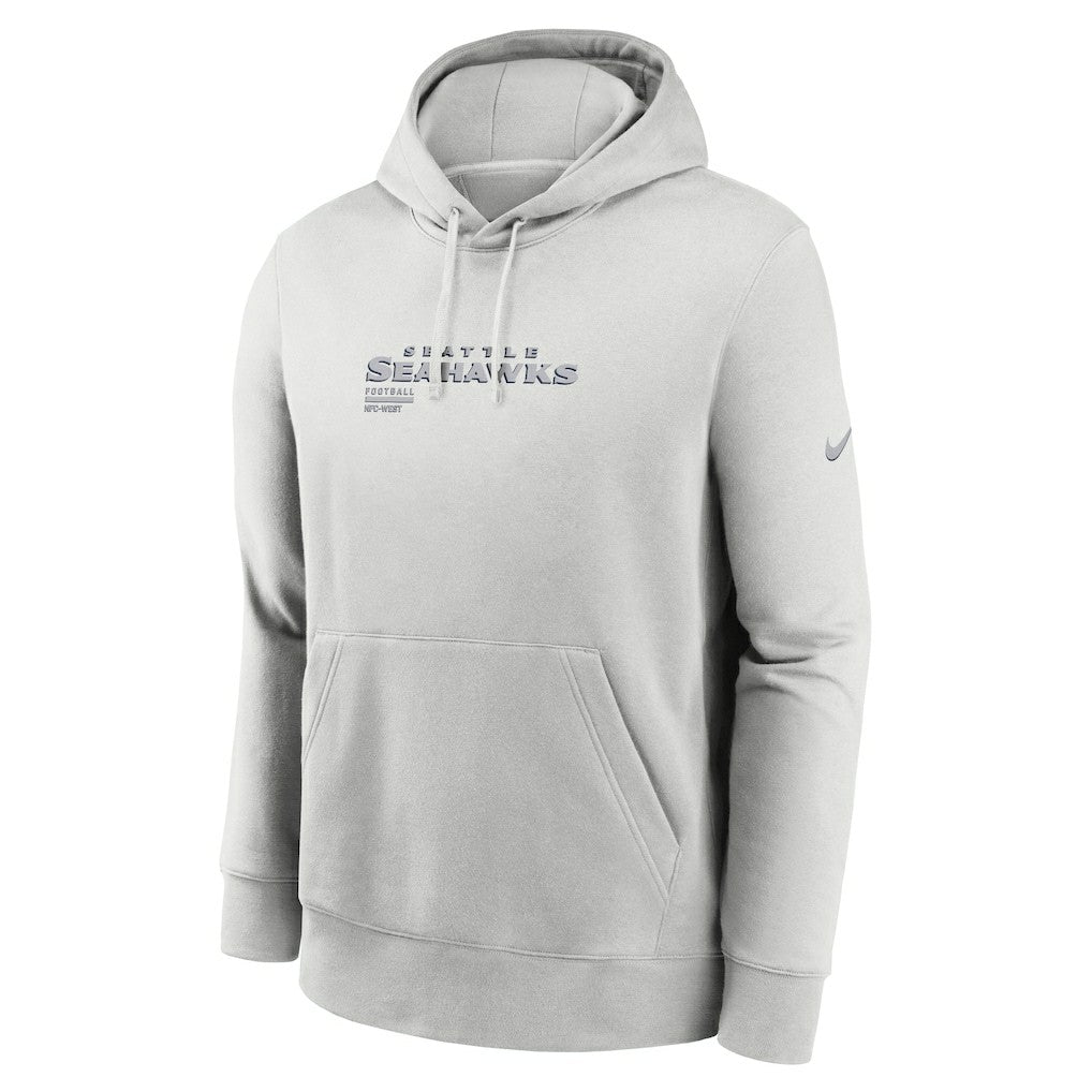 Seattle Seahawks Edge Pack French Terry Club Pullover Hoodie - Gray - Nike