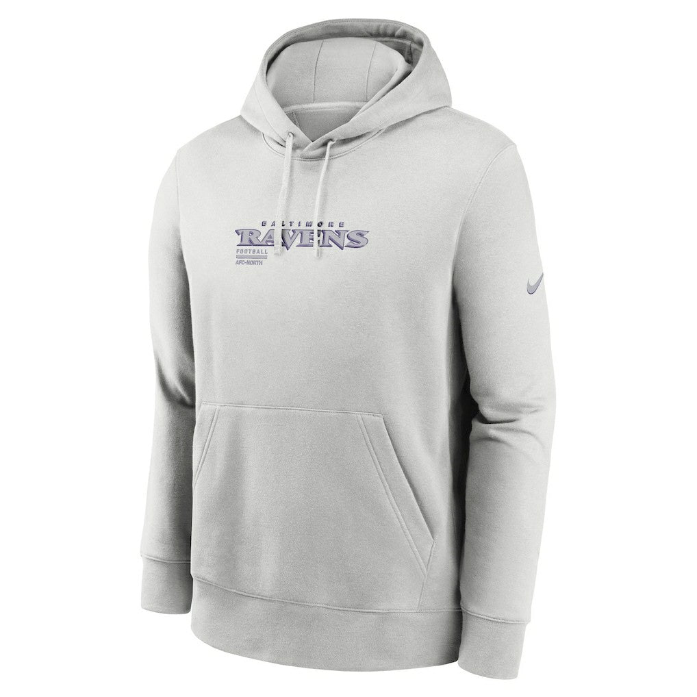 Baltimore Ravens Edge Pack French Terry Club Pullover Hoodie - Gray - Nike