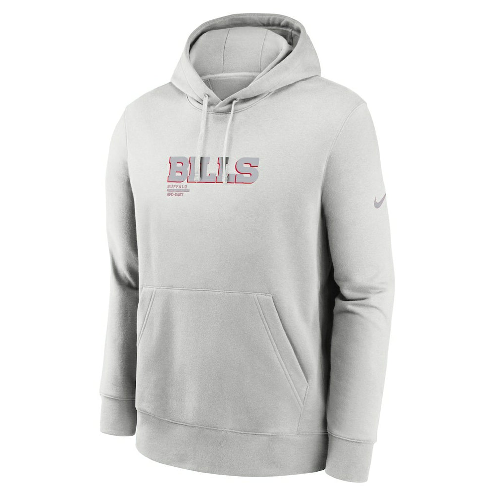 Buffalo Bills Edge Pack French Terry Club Pullover Hoodie - Gray - Nike