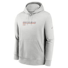 Chicago Bears Edge Pack French Terry Club Pullover Hoodie - Gray - Nike