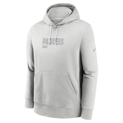 Green Bay Packers Edge Pack French Terry Club Pullover Hoodie - Gray - Nike