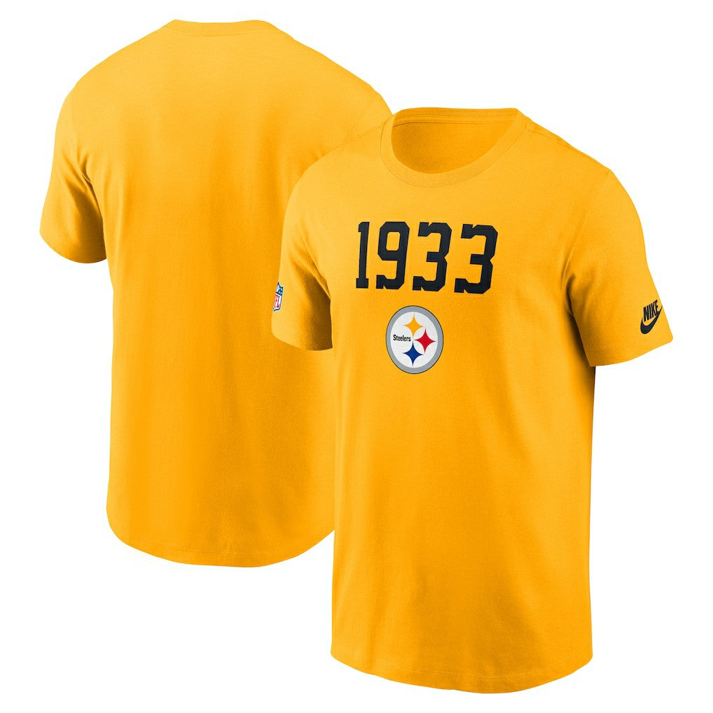 Pittsburgh Steelers 1933 Alt Pack Onside Conversion Performance T-Shirt - Gold - Nike