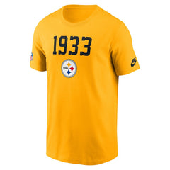 Pittsburgh Steelers 1933 Alt Pack Onside Conversion Performance T-Shirt - Gold - Nike