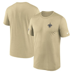 New Orleans Saints Sideline Alt Pack Legend Dri-FIT T-Shirt - Gold - Nike