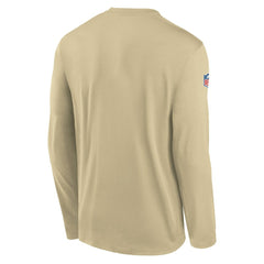 New Orleans Saints Legend Small Logo Dri-FIT Long Sleeve T-Shirt - Gold - Nike